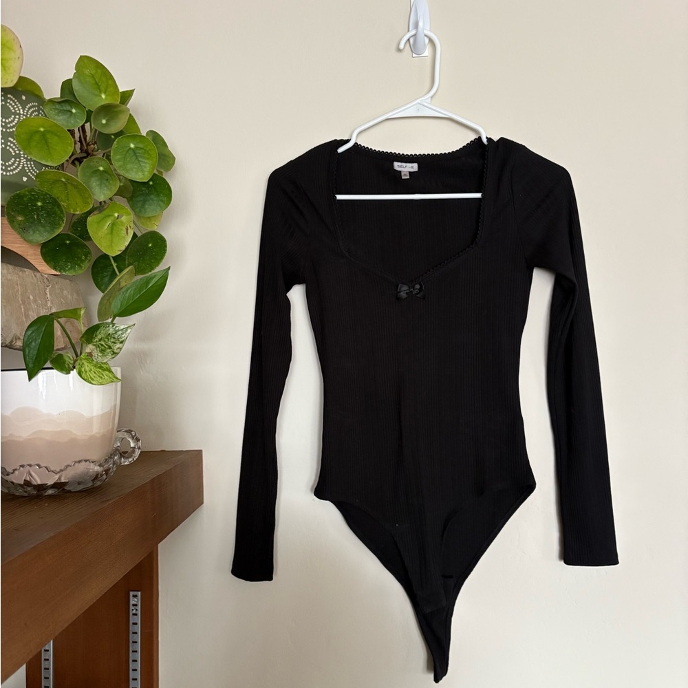 Self 🖤e | Black Long Sleeve Bodysuit